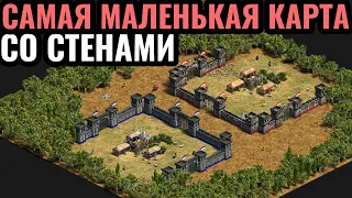 МИНИАТЮТРНАЯ КАРТА СО СТЕНАМИ: Маленькая Арена в Age of Empires 2