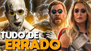 TUDO de ERRADO com THOR: AMOR E TROVÃO