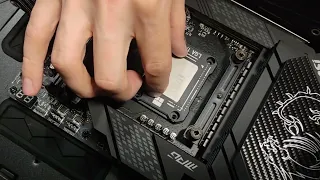 Установка корректора сокета LGA1700 Монтаж рамки сокета Intel LGA1700-BCF Thermalright своими руками