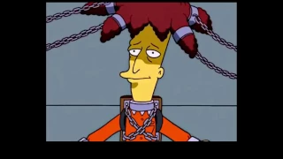 The Simpsons: Sideshow bob becomes Homers guard