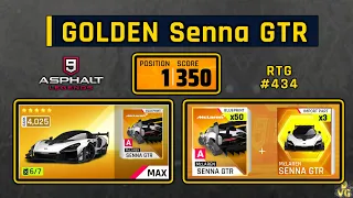 Asphalt 9 | GOLDEN McLaren Senna GTR | RTG #434