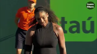Naomi Osaka v. Serena Williams - Miami 2018 R1 Highlights