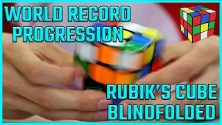 World Record Progression: Rubik's Cube BLINDFOLDED