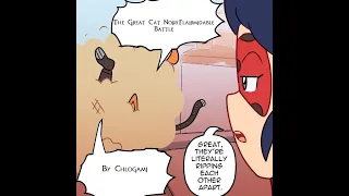 The Great Cat Noir/Flairmidable Battle (Miraculous Ladybug Comic Dubs)