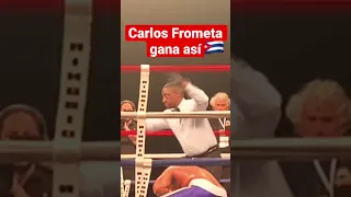 CUBANO CARLOS FROMETA DESTRUYÓ ASÍ A REEVES. #boxeo #shorts 🥊🇨🇺🔥