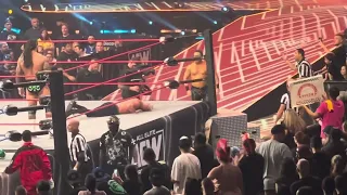 Matt Menard entrance live - AEW Rampage taping 7/19/2023