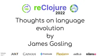 James Gosling Keynote "Thoughts on language evolution"