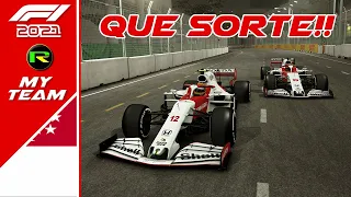 TENHO MUITA SORTE - F1 2021 GP SINGAPURA 50% MY TEAM #202