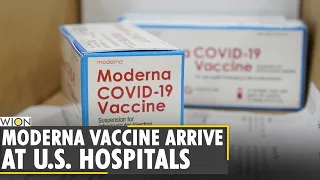 Moderna Vaccine arrives in the U.S., healthcare workers get Moderna shot | Corona Vaccine