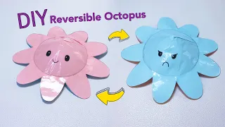 DIY Reversible Octopus Toy. Easy Way to Make a Paper Reversible Octopus 🐙