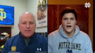 @NDFootball | #GoldRush21 Joe Alt Call - Signing Day (2020)