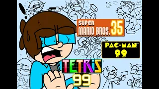 Tetris 99, Pac-Man 99, Super Mario bros. 35: Tyler's battle royal Nightmare - Ty the 1-up guy