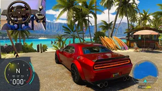 Dodge Challenger SRT Hellcat | The Crew Motorfest (Steering Wheel +Shifter) gameplay