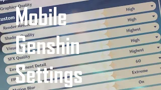 My Mobile Genshin Graphic Setting Revealed!