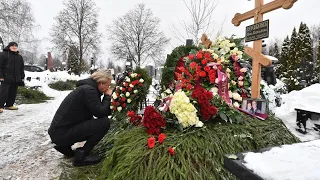 могила Леонида Куравлёва / Странные похороны / Троекуровское кладбище 2022