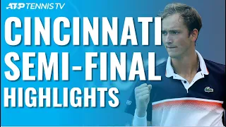 Medvedev Surges Past Djokovic; Goffin Hits Milestone | Cincinnati 2019 Semi-Final Highlights