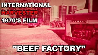 1970's International Harvester Farm Equipment Film Beef Factory