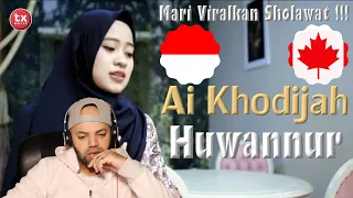 HUWANNUR - Cover By AI KHODIJAH | Indonesia | MR Halal Reacts