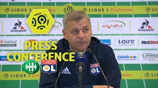Press Conference AS Saint-Etienne - Olympique Lyonnais (0-5) - Week 12 / Ligue 1 Conforama 2017-18