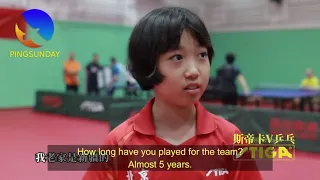 11 years old table tennis Champion in Guangdong, China