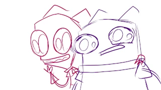 we are number one but it's a really shitty invader zim animatic and i hate myself
