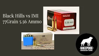 Black Hills vs IMI 77gr MK262 comparison