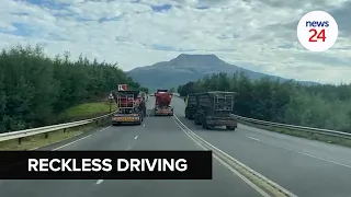 WATCH | 'It could have been a scary nightmare' - Reckless Amajuba Pass truck driver arrested