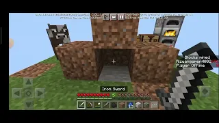 Minecraft one block ibuild my house series #2 #MINECRAFT #video @rizwan_gamer