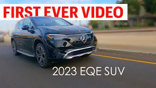 First Video 2023 MERCEDES-BENZ EQE SUV in the wild. Electric GLE from Mercedes