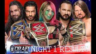 WWE Draft 2020 Night 1 Results (Smackdown) | ABW