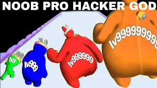 NOOB VS PRO VS HACKER VS GOD  in Plug Head!!