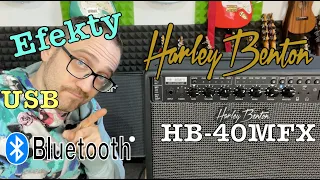 Harley Benton HB-40MFX Combo gitarowe z efektami, bluetoothem i USB!!!