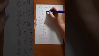 Tabuada do 8   Super Dica!!! ✔ Matemática mais fácil - Professora Marcia