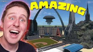 MAKING MY CRAZY BRAND NEW CUSTOM STADIUM! | MLB The Show 21