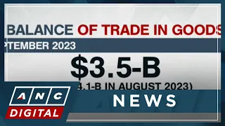 Numbers that matter: PH trade gap narrowed to $3.5-B in September | ANC