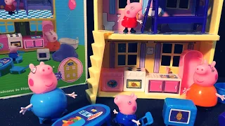 55 MINUTES SATISFYING WITH UNBOXING PEPPA PIG TOYS I PEPPA HOUSE I ASMR