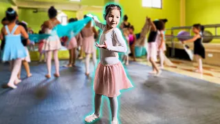 Willow's first Ballet Class in Guatemala