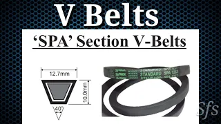 Types of V belt | V belt and it's type |