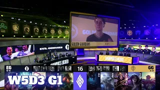 Evil Geniuses vs Golden Guardians | Week 5 Day 3 S11 LCS Summer 2021 | EG vs GG W5D3 Full Game