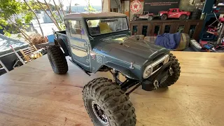 Build break down, FJ 45 Capra based pickup and Axial 10.2 power wagon