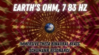 Earth's Ohm, 7 83 Hz Immersive Theta Binaural Beats Schumann Resonance 1 Hour