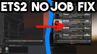 ETS2 No Jobs FIX/Solution