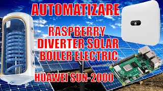 AUTOMATIZARE cu HOMEASSISTANT si o PRIZA SMART prin INVERTORUL HUAWEI SUN2000 X DIVERTER ENERGIE FV