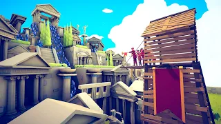 TOWER vs EVERY UNIT (Tower Attacks the Ancient city) 🗼🗼🗼 | Totally Accurate Battle Simulator TABS