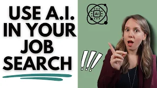HOW TO USE A.I. IN YOUR JOB SEARCH! (Embracing artificial intelligence in your career)