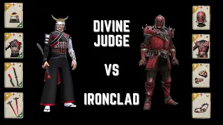 Divine judge vs Iron clad in finals in Champion in Pit event in shadow fight 3