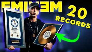 Only EMINEM can do this 🥇 20 UNBROKEN records!