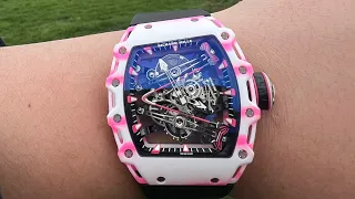 Unboxing a $1 Million dollar watch! Richard Mille 38-02 理查德米勒开箱 The Ultimate golf watch Bubba Watson