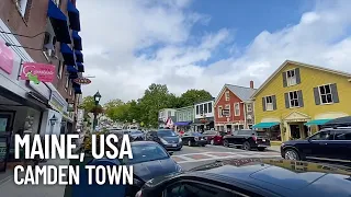 Camden Town, Downtown Walking Tour - Maine, USA