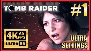 Shadow of The Tomb Raider 4k 60fps Walkthrough Part 1 Ultra Settings "A FAINT LIGHT" Ultra HD